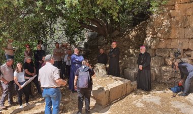 جولة ممثلي مجلس الكنائس في المواقع الأثرية في الجولان والجليل