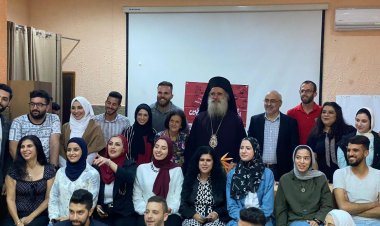 المركز الفلسطيني لقضايا السلام والديمقراطية في بيت لحم يستضيف المطران عطالله حنا