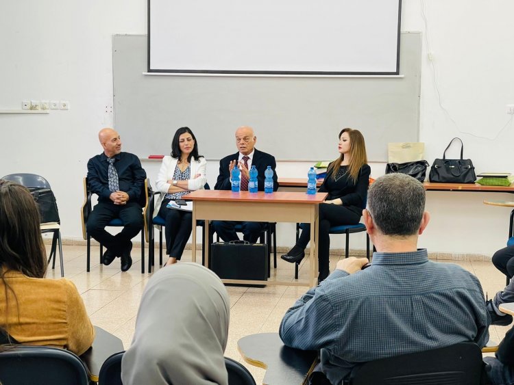 ندوة أدبيّة عن السيرة الذاتية يقيمها قسم اللغة العربيّة- كلية القاسمي