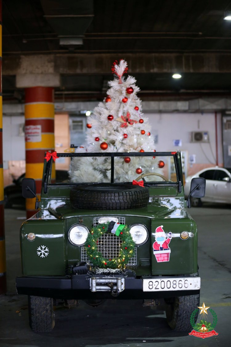 بلدية بيت لحم وفريق بيت لحم للدفع الرباعي يطلقان فعالية "سانتا عَ الطريق"