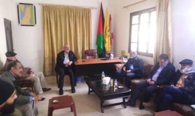 الرئيس الفلسطيني يمنح الأرشمندريت عبد الله يوليو والأرشمندريت قسطنطين قرمش وسامي نجمة الحرية ونجمة القدس