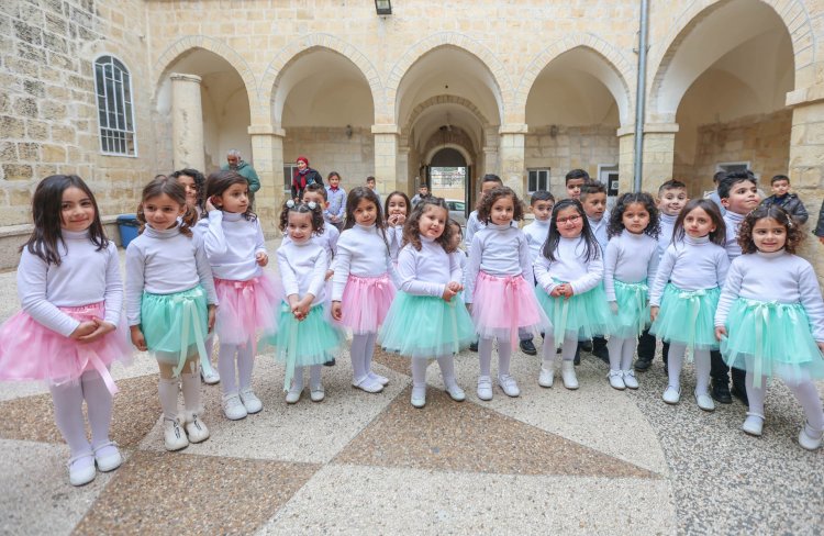 روضة البطريركية اللاتينية في جفنا قضاء رام الله بحلّة جديدة