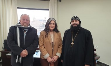 الوفود تتوالى على دار بلدية بيت لحم لتهنئة الأستاذة شيرين بندك – موج برئاسة لجنة تسيير الأعمال