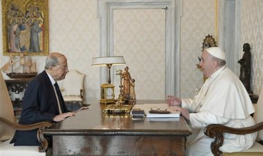 عون تبلغ أن البابا فرنسيس سيزور لبنان في حزيران المقبل