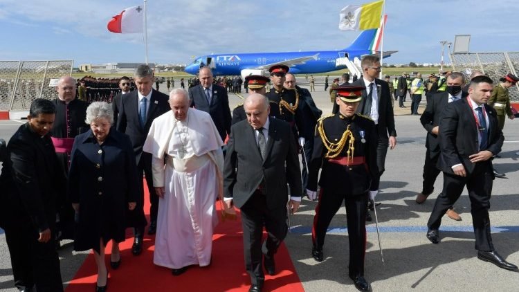 البابا فرنسيس بدأ اليوم السبت زيارته الرسوليّة إلى مالطا