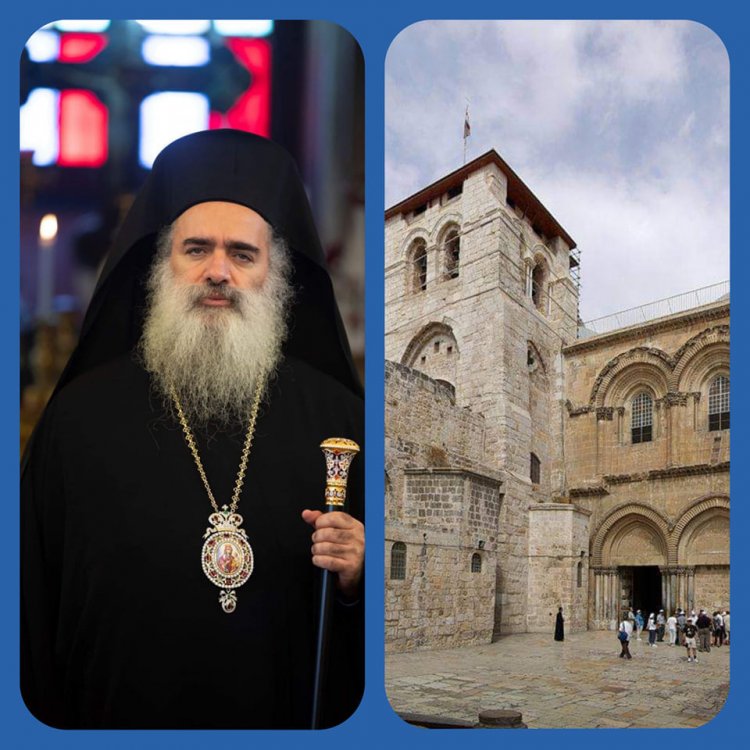 سيادة المطران عطا الله حنا يستنكر ممارسات الشرطة الاسرائيلية مع المسيحيين في عيد القيامة