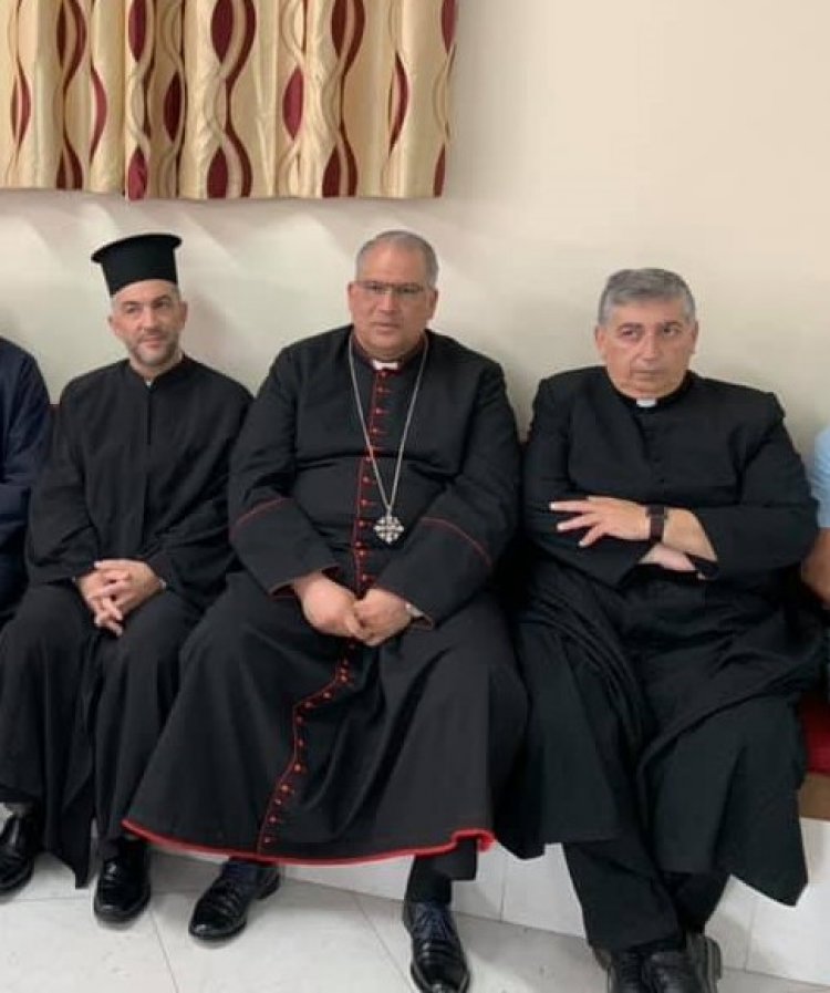 وفد يمثل كنائس شفاعمرو يقدم التعازي لعائلتي خنيفس ونكد بمصرع الشابة جوهرة فرج خنيفس على خلفية اجرامية