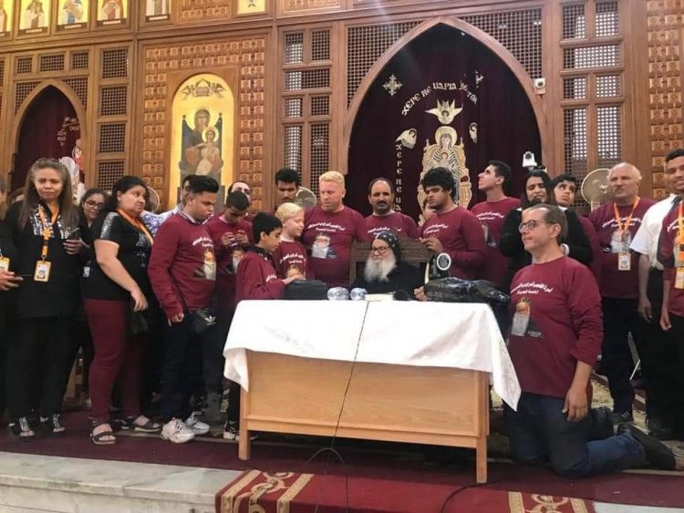 أسقفية الشباب ومهرجان الكرازة تنظم اللقاء السنوى مع المكفوفين في القاهرة