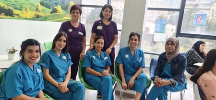 قسم النساء والولادة في مستشفى العائلة المقدسة في الناصرة يحيي أسبوع الرضاعة الطبيعية