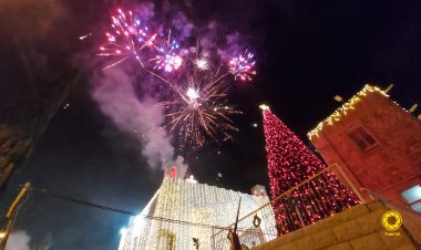 كنائس حيفا تحتفل بإضاءة شجرة الميلاد في أجواء من الفرح والغبطة والمشاركة الواسعة