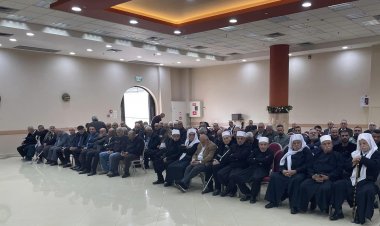 لقاء المعايدات المشتركة اليوم في شفاعمرو يؤكد على المحبة والتآلف بين أهالي المدينة