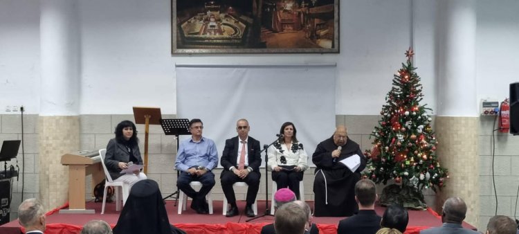 لقاء ميلادي مع سفراء أجانب في يافا حول مكانة المسيحيين في اسرائيل
