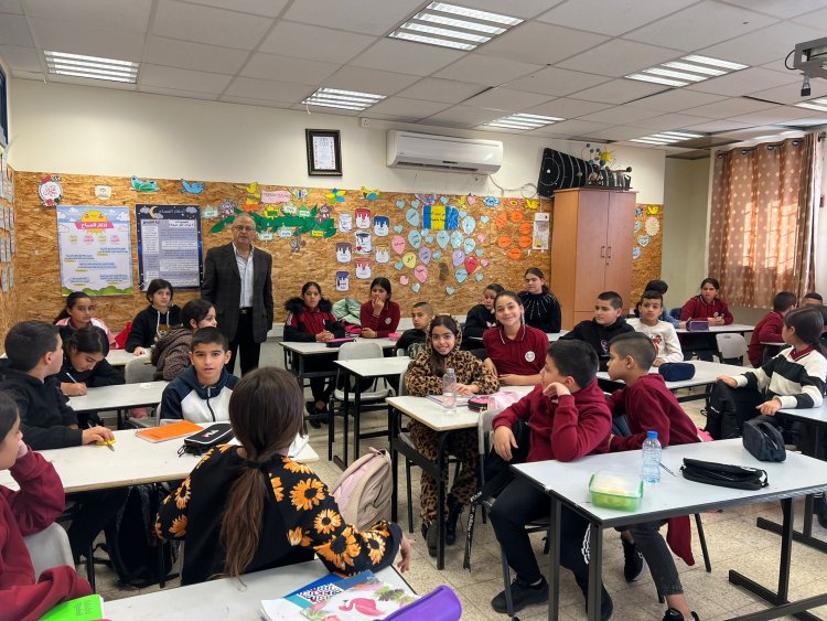 "الاتحاد العام للكتاب الفلسطينيين - الكرمل 48"، بالتعاون مع المكتبة العامة وقسم المعارف في طرعان يحيون يوم اللغة العربية في مدارس القرية
