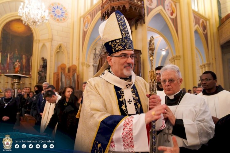 الاحتفال بالقداس الحبري بمناسبة اليوم العالمي للسلام في بطريركية اللاتين