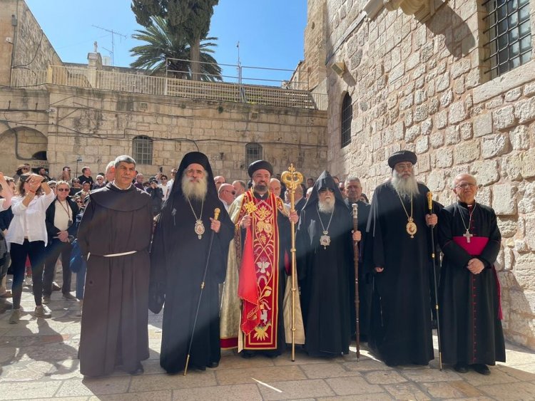 استقبال المطران أنتيموس جاك يعقوب نائب عام لبطريركيًة السريان الأرثوذكس في الأرض المقدسة
