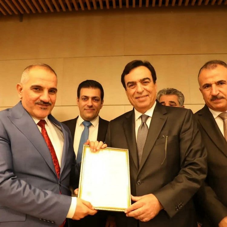 الإعلامي العربي اللبناني جورج قرداحي ضيفاً في مجلس النواب العراقي