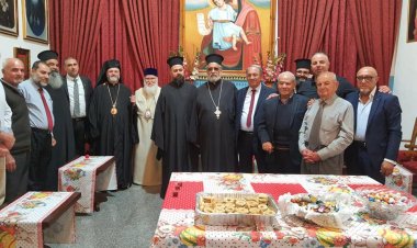 مطرانية الروم الأرثوذكس في الناصرة تستقبل وفود المهنئين بالفصح المجيد