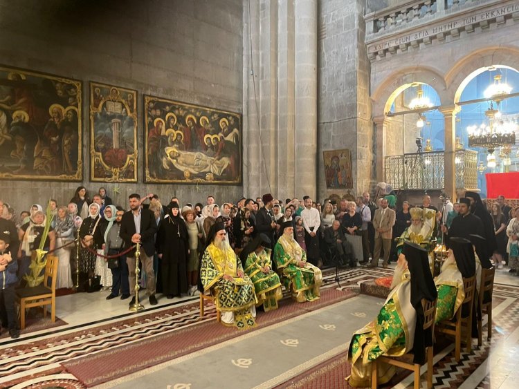 كنائس القدس وبيت لحم الأرثوذكسية تحتفل بأحد الشعانين