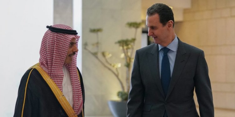 الرئيس الأسد يستقبل وزير الخارجية السعودي ويبحث معه العلاقات بين البلدين