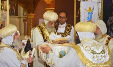 البابا تواضروس يصلي قداس عيد الصعود في كنيسة العذراء المنتصرة ڤيينا النمسا