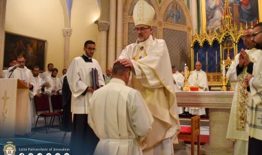 البطريرك بيتسابالا يترأس الرسامة الشماسيّة للشماس باسل برانسي من الرينة