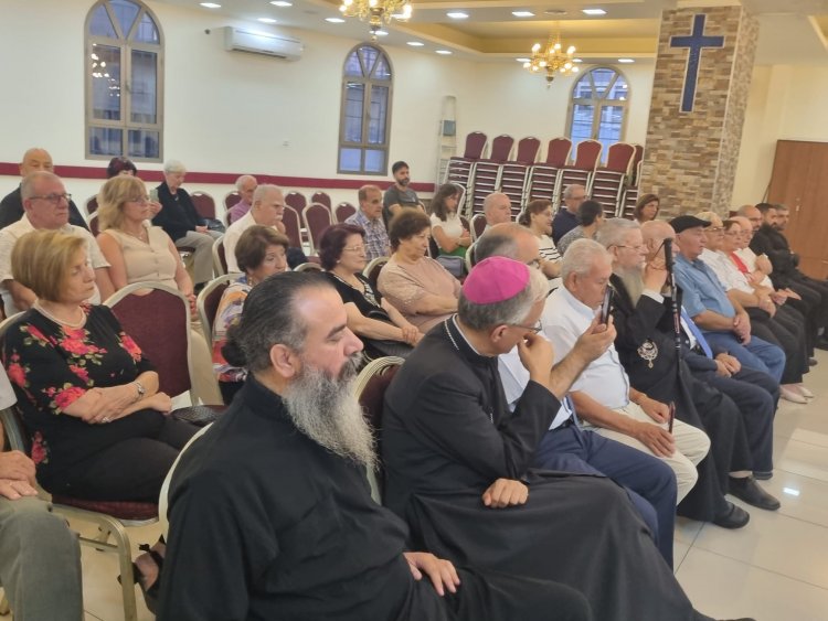 لقاء الجليل يستضيف البطريرك ميشيل صباح في محاضرة حول الانسان المسيحي ومستقبله في البلاد في مدينة حيفا
