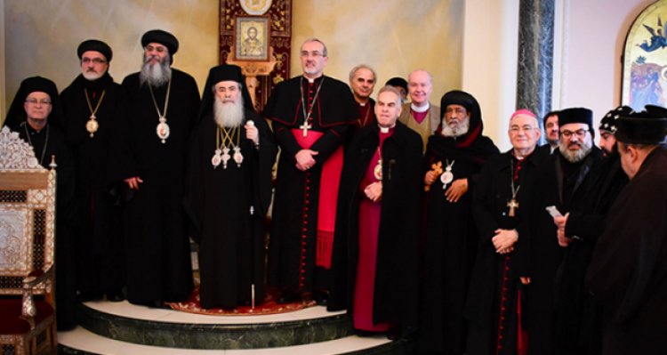 بيان مشترك من بطاركة ورؤساء الكنائس في القدس يجددون دعوتهم للسلام والعدالة