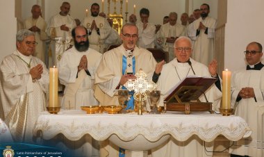 الاحتفال بعيد العذراء سلطانة فلسطين والأرض المقدسة  في دير رافات