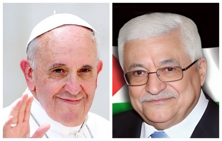 اتصال هاتفي بين البابا فرنسيس والرئيس الفلسطيني محمود عباس