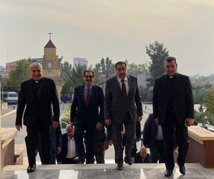 البطريرك لويس ساكو يلتقي رئيس حكومة إقليم كوردستان ووزير الخارجية السابق في العراق