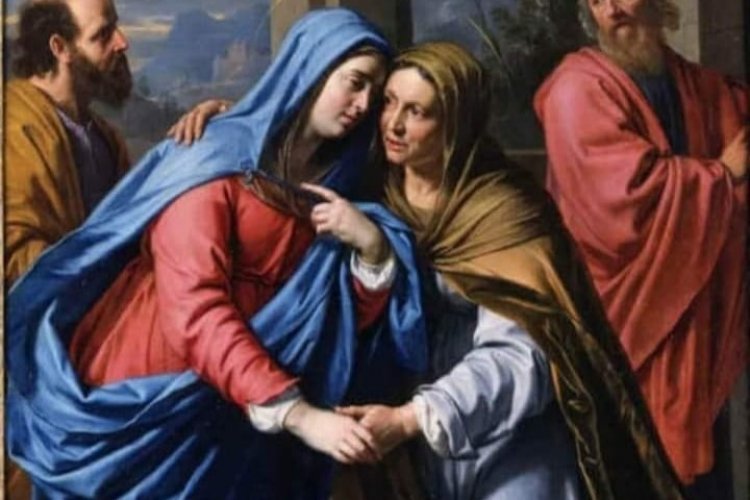 زيارة مريم العذراء لقريبتها أليصابات - لوقا ١: ٣٩- ٥٦
