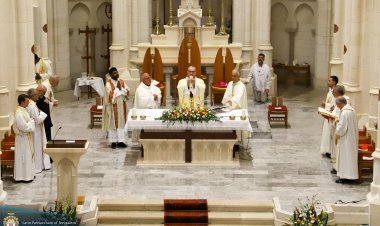 اختتام اليوبيل المئوي لكنيسة يسوع الشاب في الناصرةبمشاركة البطريرك بيتسابالا