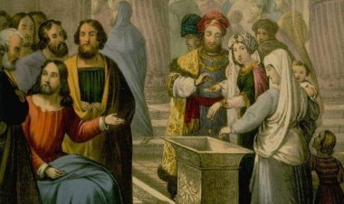 أرملة فقيرة أعطت كل ما لها - لوقا ٢١: ١-٤