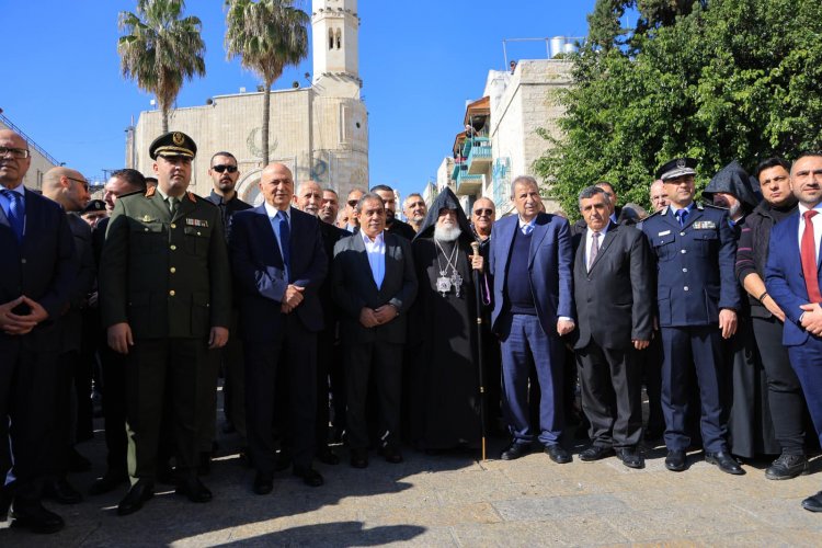 الكنيسة الأرمنية تحيي عيد الميلاد المجيد وعيد الغطاس في بيت لحم
