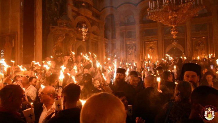 بيان صادر عن بطريركية الروم الأرثوذكس المقدسية حول الاعتداءات على المصلين خلال سبت النور