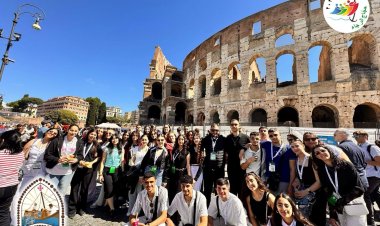 شبيبة الجليل في رحلة حج مؤثرة إلى روما للمشاركة في يوبيل الرجاء