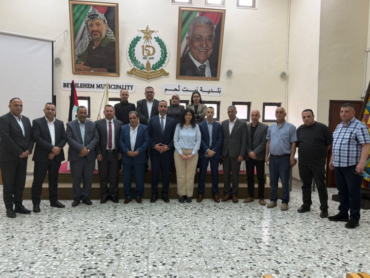 مجلس بلدية بيت لحم تنتخب ماهر قنواتي رئيساً ولوسي جريس ثلجية نائباً للرئيس وفقا التوافق البلدي