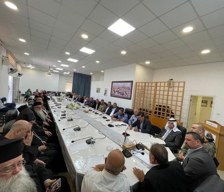 لقاء وطني في محافظة بيت لحم بمشاركة البلدية لتطويق الإساءة لأيقونة العشاء الأخير