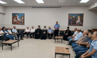 وفد لجنة المتابعة العليا يتضامن مع مجلس الطائفة الأرثوذكسية في الناصرة