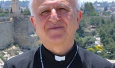 المطران وليم شوملي في لقاء حول قصف كنيسة العائلة المقدسة في غزة