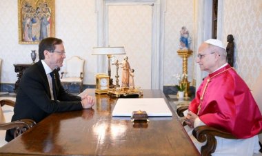 البابا لاوُن الرابع عشر يستقبل رئيس دولة إسرائيل هرتسوغ