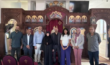 زيارة تفقدية لدير ومغارة السيدة العذراء للأقباط الأرثوذكس في بيت لحم