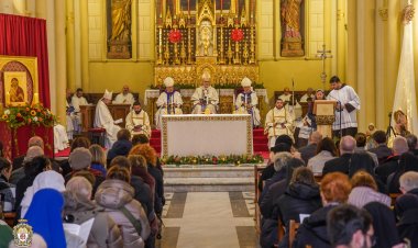 الكاردينال بيتسابالا يترأس الإحتفال باليوم العالمي للسلام في الصرح البطريركي