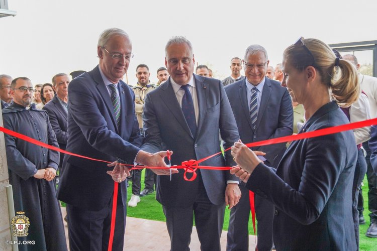 افتتاح حضانة أطفال "براعم الأمل" في عابود بدعم فرسان القبر المقدس في بلجيكا