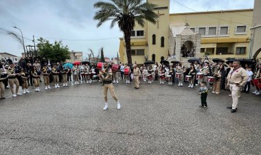 كشافة ومرشدات مركز كلمة الله في مدينة المغار تحيي أحد الشعانين