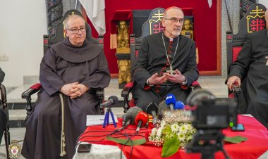 مؤتمر صحفي مشترك في ديوان البطريركية اللاتينية في القدس لتوضيح ترتيبات أسبوع الآلام