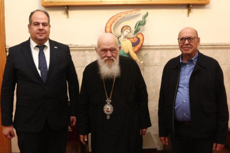 رئيس بلدية بيت ساحور يلتقي رئيس أساقفة أثينا وعموم اليونان