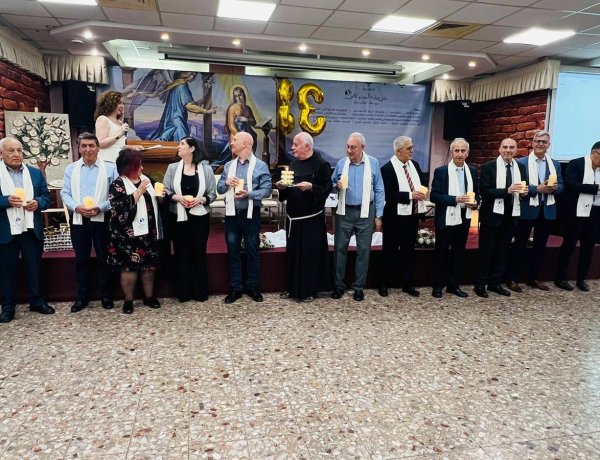 نادي عائلة البشارة للاّتين في الناصرة يقيم حفل تكريم لرؤساء النادي المتعاقبين