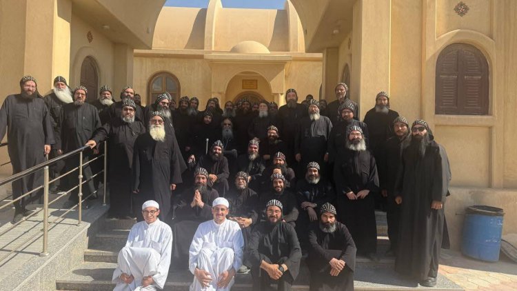 مطران الفيوم يزور دير الملائكة في منطقة الفيوم والمحامي كرم غبريال يتحدث عن تطورات القضية