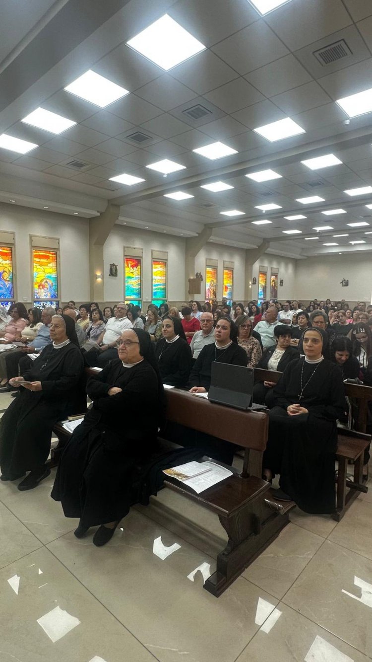 اسـتقبال حاشـد لذخيرة القديسة ماري ألفونسين في كنيسة القديس يوسف للاتين في شفاعمرو